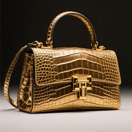 Luxury Crocodile Pattern Tote Bag